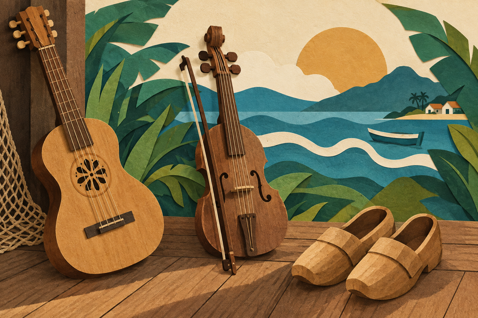 Ilustração conceitual gerada por IA; não documenta local, evento ou instrumentos de um grupo específico. Crédito: Kairos P&T / geração de imagem por IA.